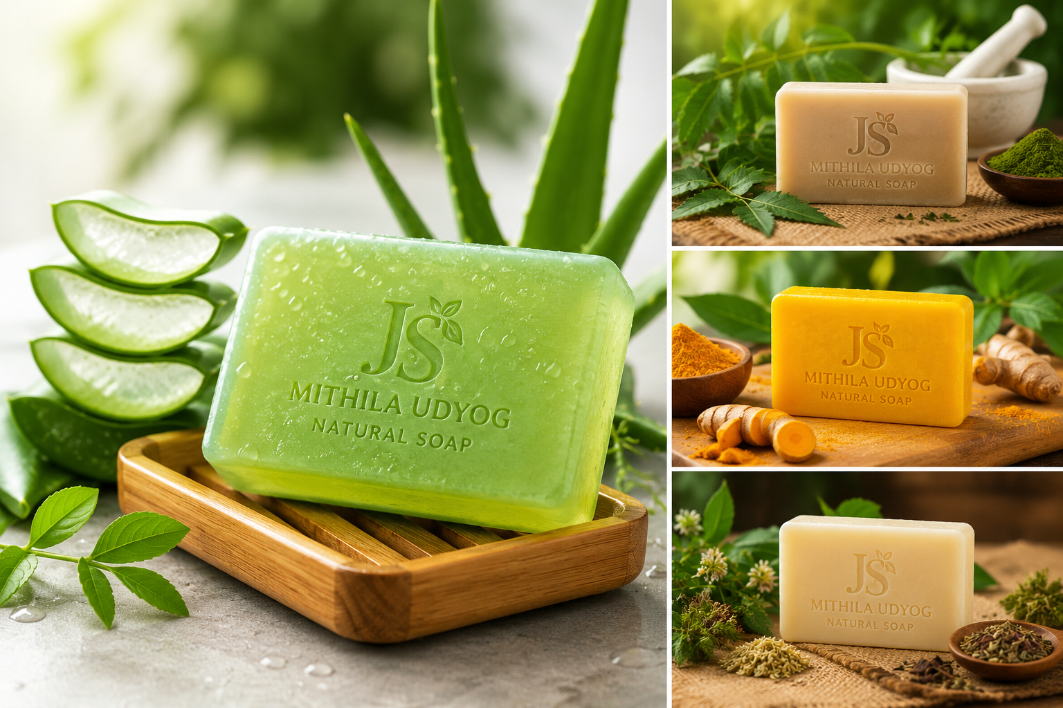 Mithila Natural Soap Banner